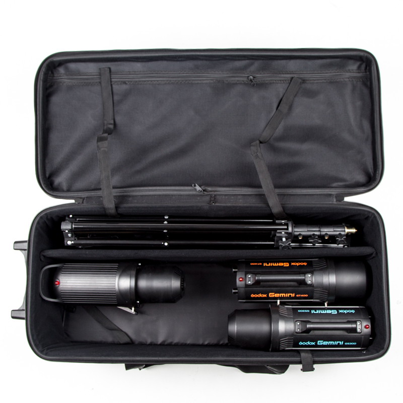 摄影棚闪光d灯套装包箱大中小号摄影灯具套装收纳包摄影包拉杆箱