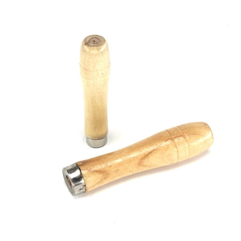 普通木头柄钢锉刀手柄小中大号木柄适配于6寸8寸10寸12寸各种钢锉