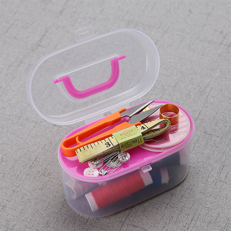 多功能针线盒包邮家用大号便携式多色线缝补针线包工具收纳盒套装