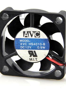 原装AVC HS4010-B DC12V 0.9W 4010 4CM 小风扇 静音散热风扇