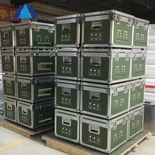 定做航空箱加厚铝箱铝合金线材工具箱带轮黑色铝箱设备运输周转箱