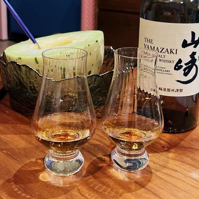 小饮* 水晶威士忌品鉴杯 洋酒闻香杯试酒杯威士忌酒杯 ISO品酒杯
