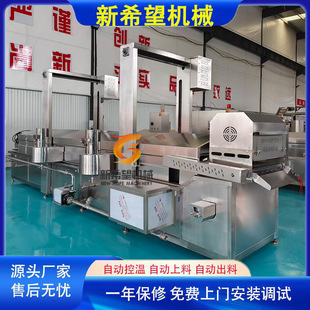 葡萄鱼油炸机松鼠鱼专用油炸设备龙鱼油炸流水线小黄鱼油炸流水线