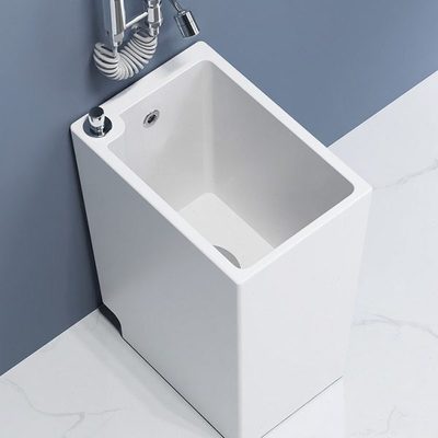 家用拖把池21cm窄长型阳台拖布池小尺寸落地式卫生间小号洗墩布池