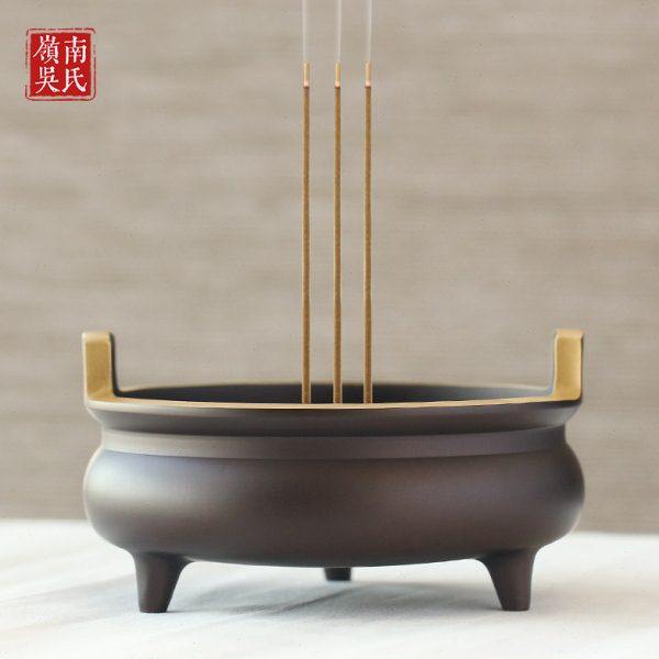 香炉黄铜大号香炉檀香焚香道茶道香薰炉家用室内线香插仿古宣德炉,家居饰品,香薰炉,淘宝优惠券,粉丝福利购,淘宝优惠卷