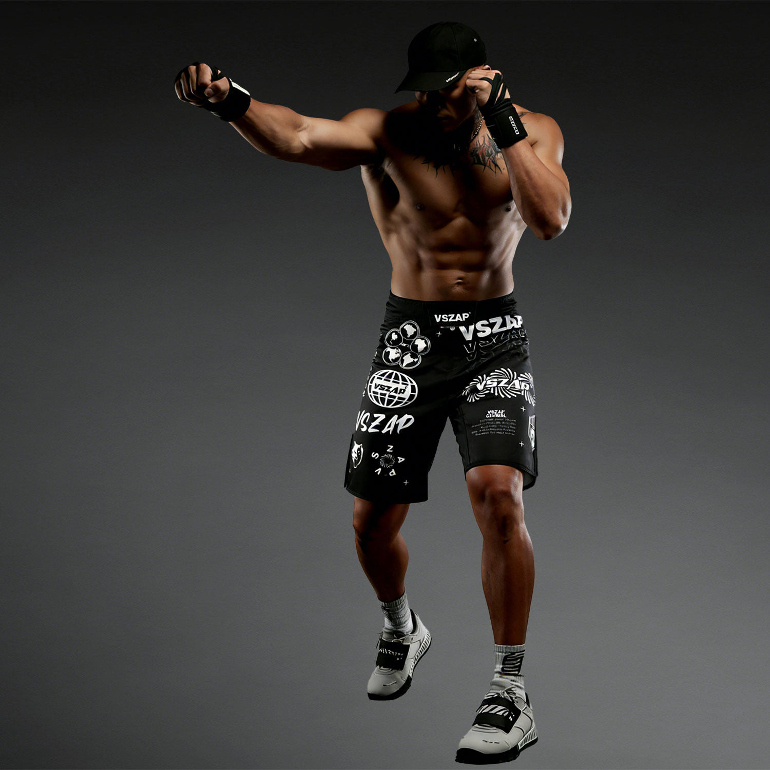 VSZAP男士广告牌运动户外短裤速干健身训练五分裤字母印花多功能,男装,短裤,淘宝优惠券,粉丝福利购,淘宝优惠卷