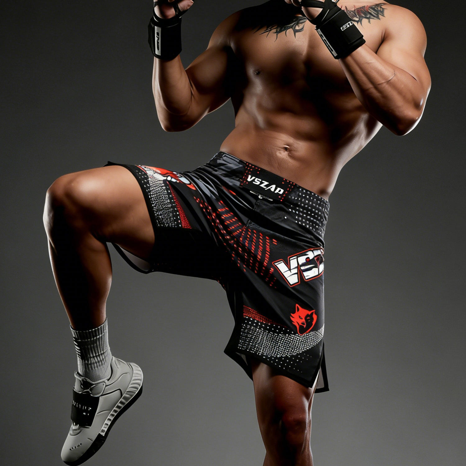 VSZAP暗夜狼正品运动休闲健身房短裤速干耐磨男士时尚综合五分裤,男装,短裤,淘宝优惠券,粉丝福利购,淘宝优惠卷