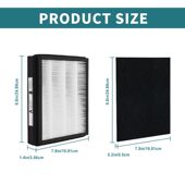 甄选适配Filtrete A空气净化替换过滤器滤芯HEPA除雾霾粉尘P Size