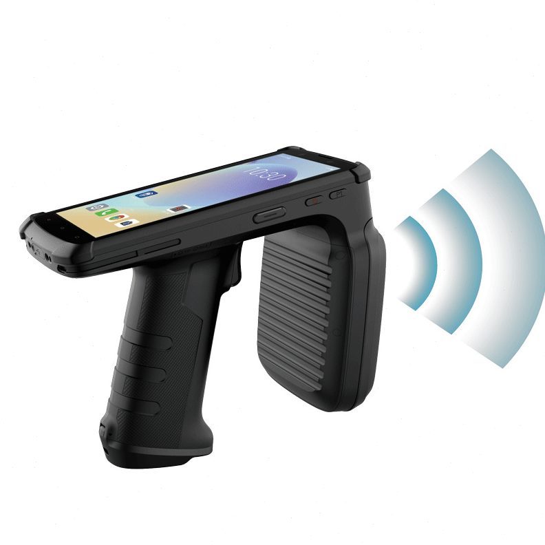 甄选UHFRFID手持数据终端pda安卓采集器工业仓库固定物品盘点机