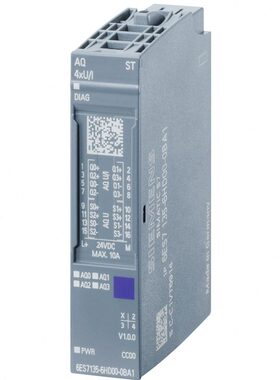 甄选6ES7135-6HD00-0BA1西门子PLC模块ET200SP 4AO U/I 模拟量输