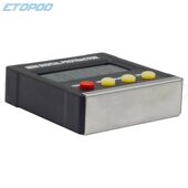 倾角盒 甄选ETOPOO 数显迷你倾角仪 90度 角度仪黑色带磁性平