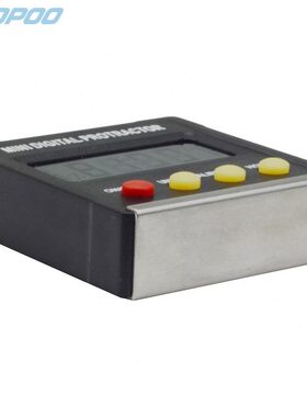 甄选ETOPOO  4*90度 数显迷你倾角仪/倾角盒/角度仪黑色带磁性平