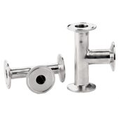 甄选304不锈钢接头快装 卡箍快接卡盘非标卡套 组件三通卫生级快装