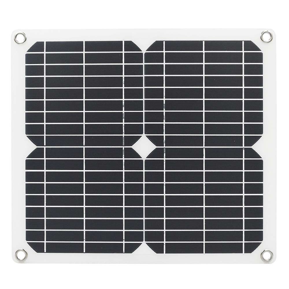 15W 5V 双USB输出 18V DC5521输出单晶硅半柔性太阳能充电器