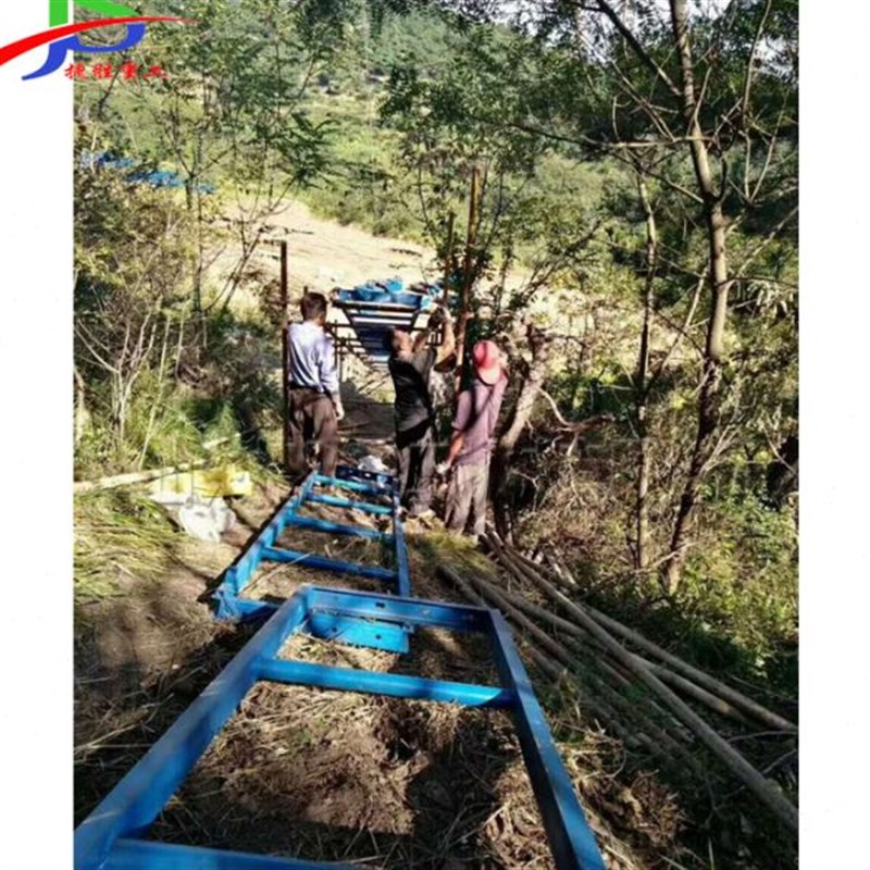 捷胜牌速公路斜护坡运料车 8-120m爬山虎上料提升机 电动爬坡车