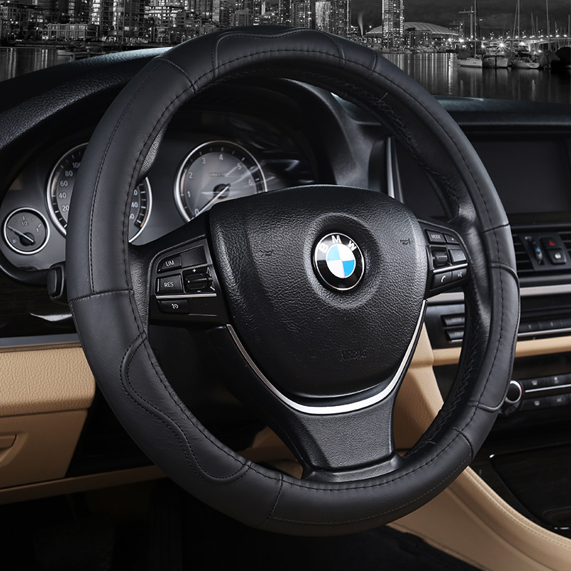 悦达起亚K2K3赛拉图狮跑秀儿K5汽车用品方向盘套四季真皮小车把套