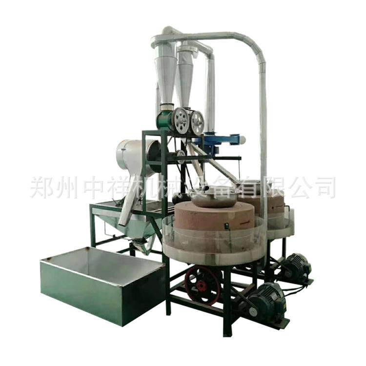 自动大中小型石磨面粉机电动石磨豆浆机磨坊用石磨设备