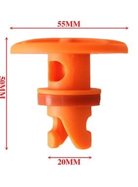 冲浪板浆板sup桨板快速放气旋钮橙色硬塑料安全放气阀配件