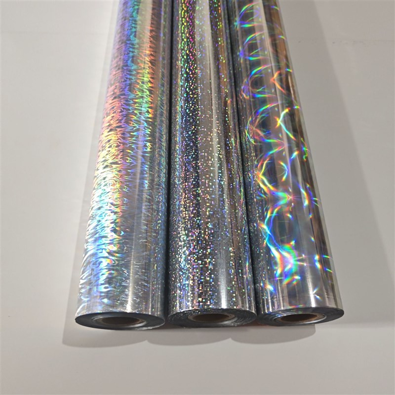 金彩虹 金银镭射烫金纸 包装通用型镭射烫金纸材料电化铝烫印箔