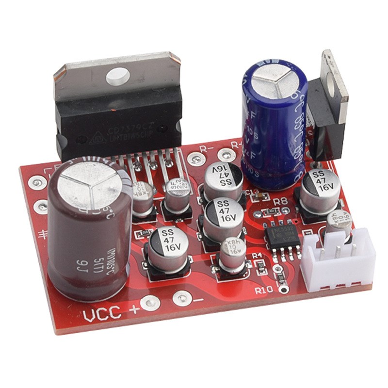 TDA7379功放板 38W立体声放大板 AD828前级放大 效果超NE5532