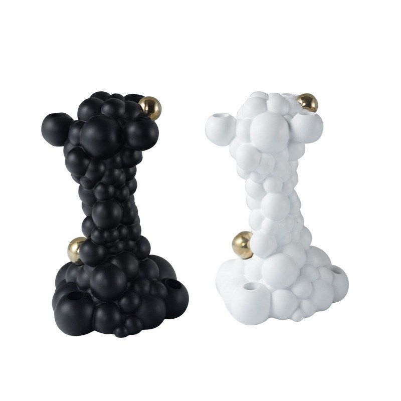 现代简约创意烛台火山爆发摆件样板间售楼处书房电视柜软装饰品,特色手工艺,其他特色工艺品,淘宝优惠券,粉丝福利购,淘宝优惠卷