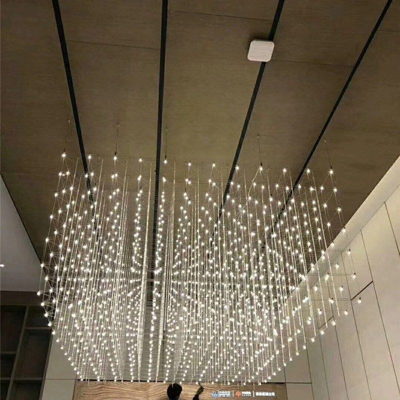 2022制作售楼部亚克力组合吊灯酒店大堂飞碟圆形商场非标工程灯具,家装灯饰光源,客厅吊灯,淘宝优惠券,粉丝福利购,淘宝优惠卷