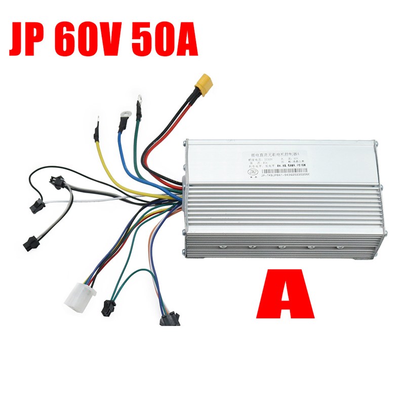 吉品JP电动滑板车配件 60V 50A双驱动控制器 液晶码表加速器油门