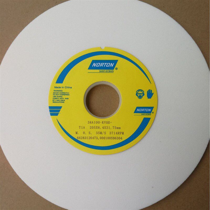 诺顿轮铬刚玉红色顿磨床砂轮25A 205*6.4*31.75  8*1/4*1-1/4