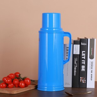 家用小热水瓶老式普通暖壶皮塑料外壳学生宿舍用保温开水瓶2升5磅