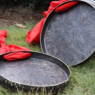 川锣 青铜川锣 法器道士道工道场用品青铜法器川剧铜锣鼓