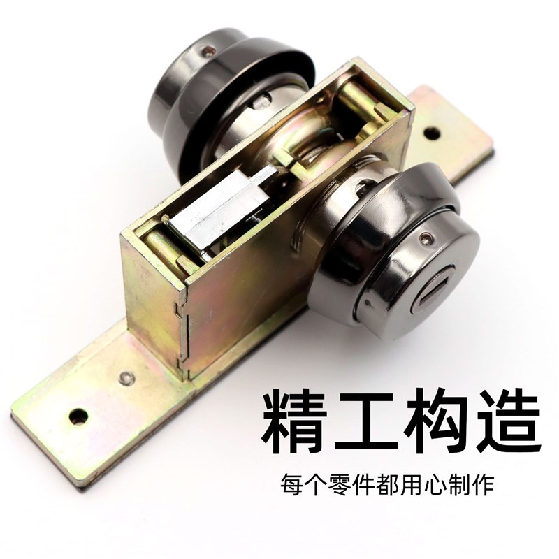 地弹簧有框玻璃门锁铝合金门锁地锁门地弹门带框门玻璃地锁带钥匙