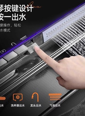 5.0加厚飞雨瀑布水槽304不锈钢手工大单槽家用厨房台上下洗碗盆池