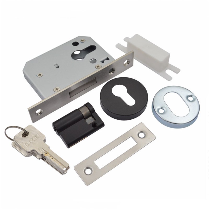 不锈钢2025窄锁体3035单方舌管井锁4045单双南地锁5560D通道闭锁