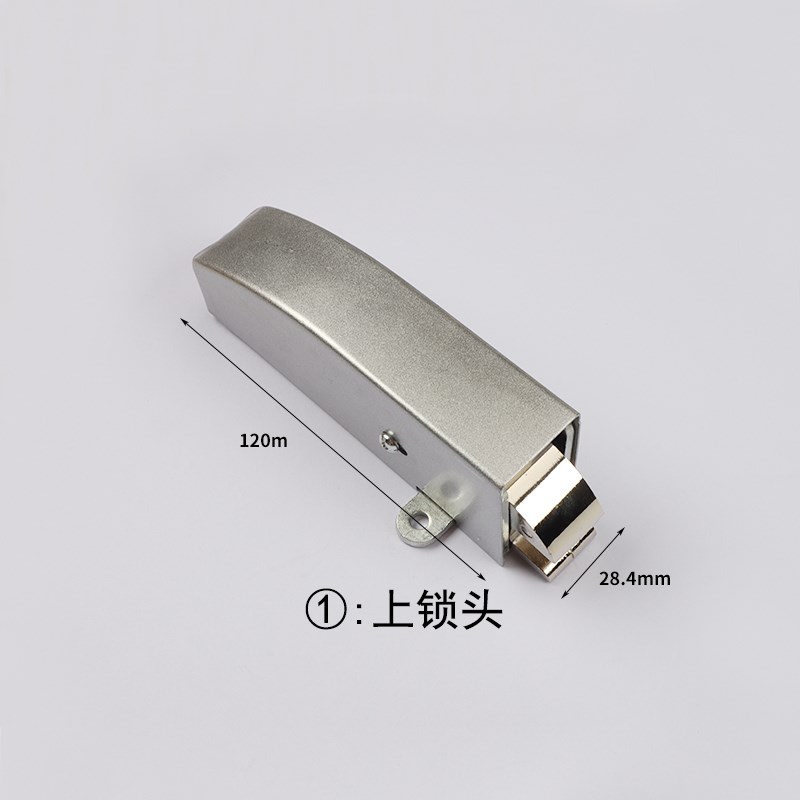 防火门锁推杆锁配件 消防门锁逃生D锁零件 天地锁平推锁扣锁芯尾