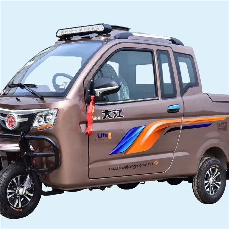 电动燃油大江三轮k老年代步车反光镜V3V5V6都卡全蓬配套后视镜