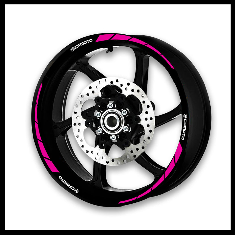 适用于春风dXO狒狒赛车手贴纸轮毂贴反光防水钢圈装饰贴花改装配