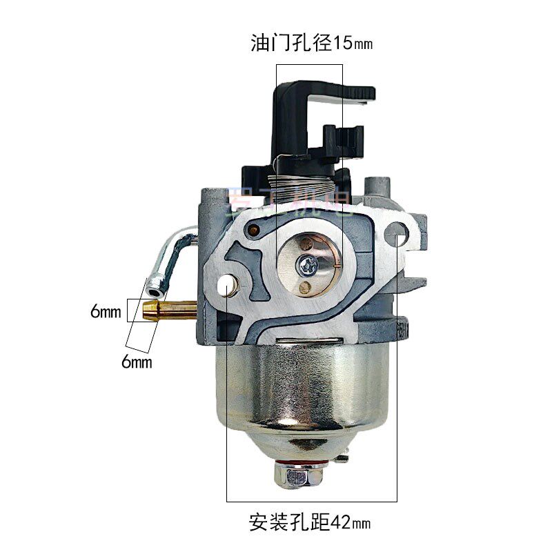 四冲程汽油机配件绿田142F船式舷外机144F喷灌机化油器GX100/120