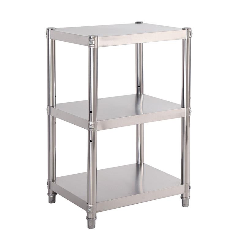 不锈钢厨房置物架落地35cm宽长50宽40高8H0架子长55宽45三层30公