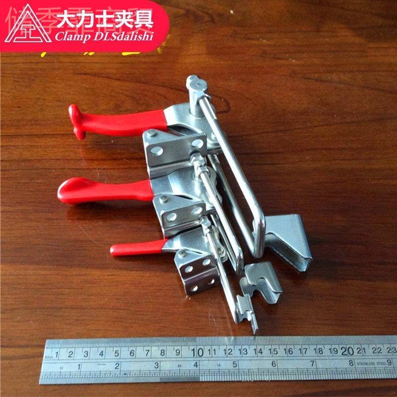 3大力DBL士夹具304不锈钢门闩C式GH-4024-S-WDS具夹箱扣夹钳快速
