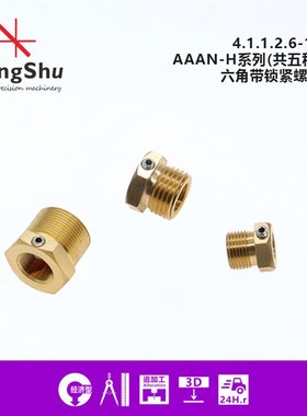 工术(KungShu)AAAN-H系列  六角带锁紧螺母(共五种)