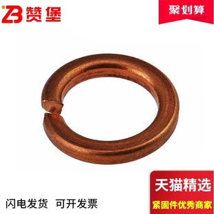 磷青铜弹垫弹簧垫圈青铜弹簧垫片华司M5M6M8M10M12M16