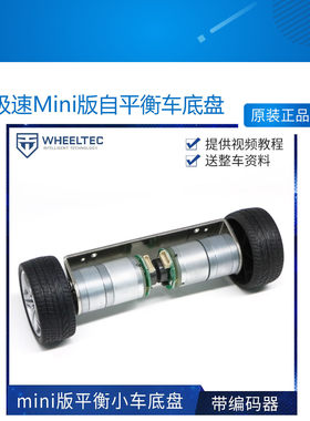 金属一体成型 极速Mini版自平衡车底盘 迷你两轮平衡小车之家