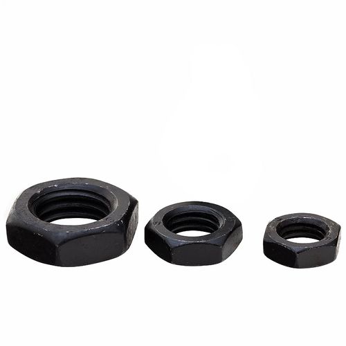 8.8级GB6173细牙黑高强薄螺母细牙螺母M8M10M12M14M16M20M24-M56