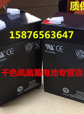 SUNNYWAY SW640 6V4AH 电子秤台秤电池 儿童电动玩具车用蓄电池