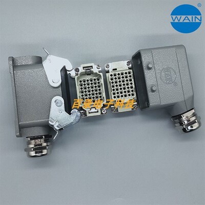 WAIN唯恩重载连接器 HDD-042-MC/FC 10A 42针 哈丁机器人插头