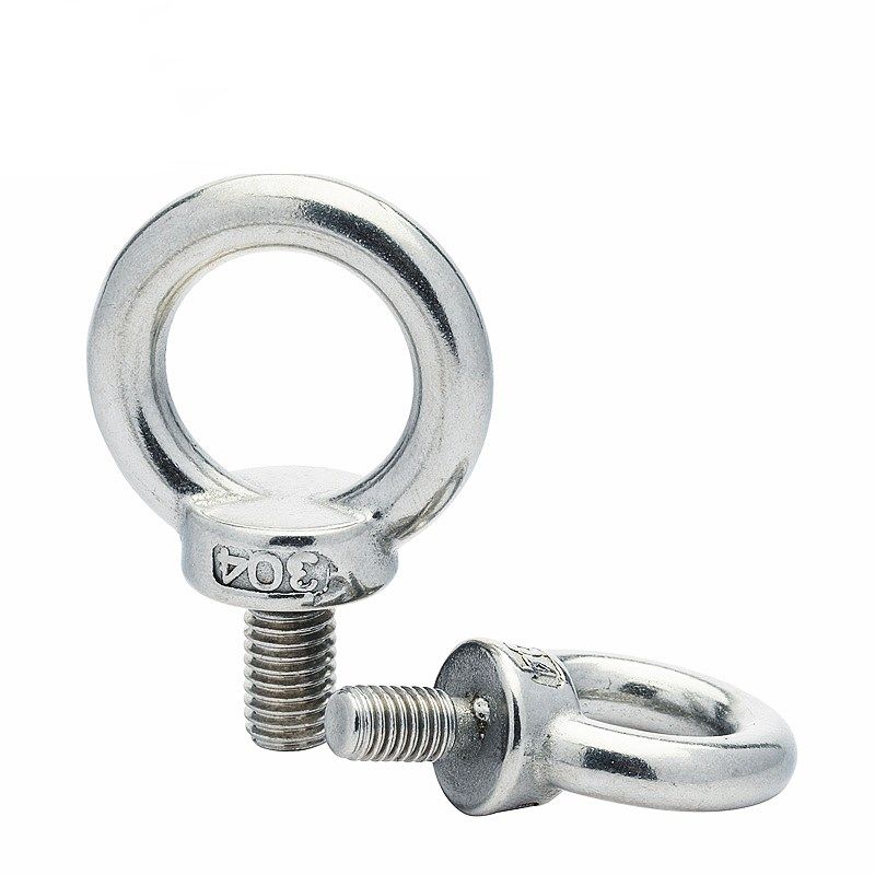 304不锈钢吊环螺丝钉环形带圈起重吊环螺丝螺栓圆环螺钉M4M5M6-30