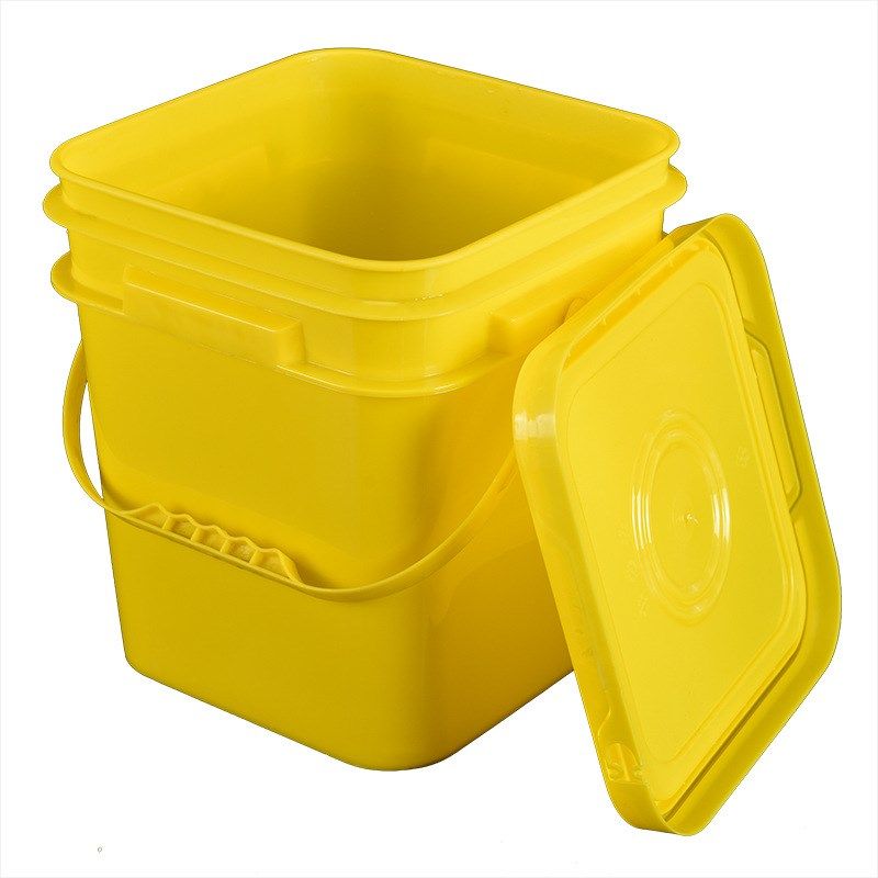 白色12升塑料桶方形涂料桶12公斤机油桶包装桶防冻液包装桶带盖,橡塑材料及制品,塑料桶/塑料瓶/塑料罐,淘宝优惠券,粉丝福利购,淘宝优惠卷