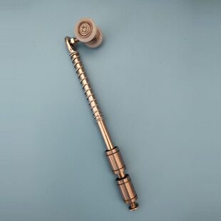 老款圆弧折叠门无轨道吊轮滑轮小折叠门上轨道吊轮玻璃推拉移门