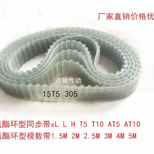 钢丝同步带 T5-1100/220齿 传送带 同步皮带 传动带