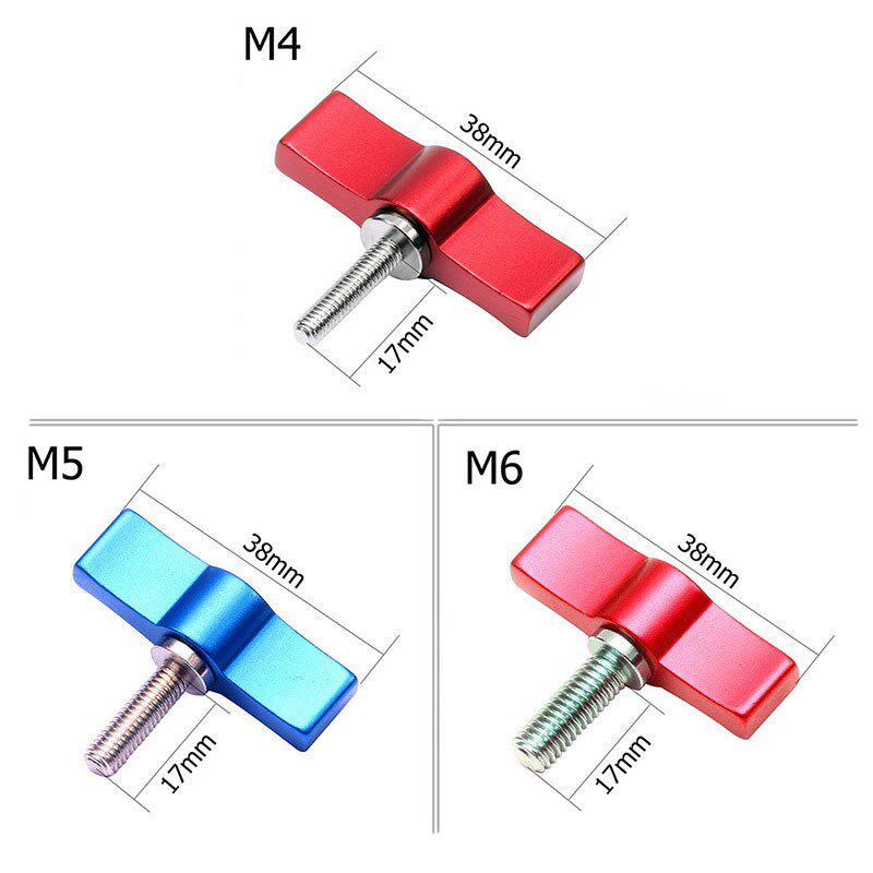 gopro运动相机金属配件摄影器材T字型铝合金手柄可调螺丝M4 M5 M6